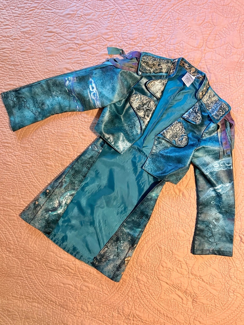 Disney Descendants 2 Uma faux leather jacket Sz 7/8